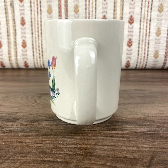 Floral Boho Vintage Mug Cottagecore Tea Mug with Flowers, Coffee Cup - Picture 4 of 9